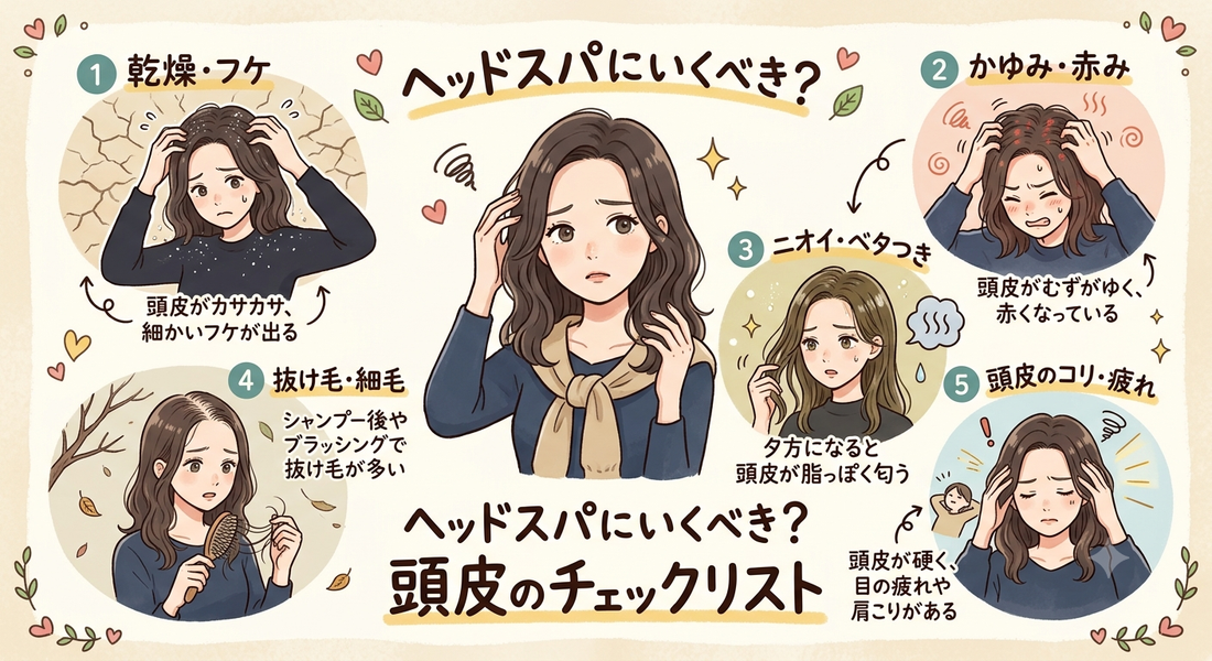 ヘッドスパに行くべき人〜あなたの髪の悩みは頭皮ケアで解決するかもしれない