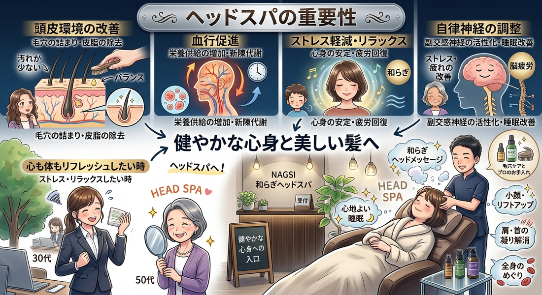 ヘッドスパの重要性〜なぜ頭皮のケアが美髪への近道なのか
