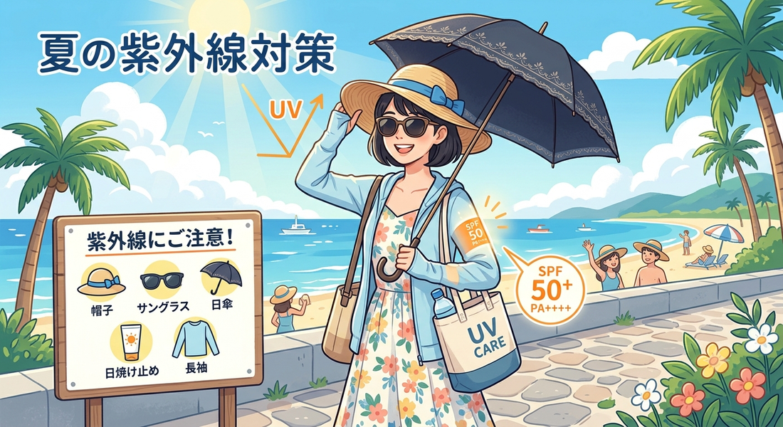 紫外線対策〜夏の髪と頭皮の守り方