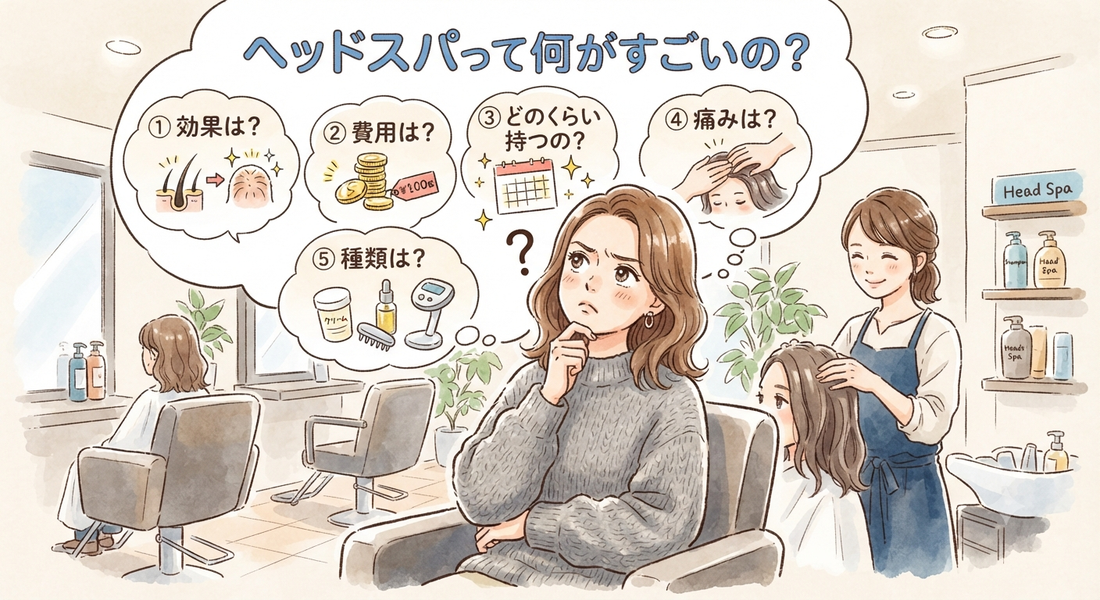 ヘッドスパの疑問にお答えします〜初めての方が知りたい7つのこと