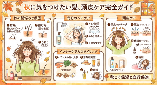 頭皮の乾燥が始まる前にやること