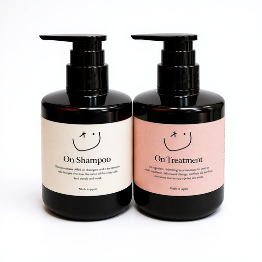 【無料サンプル💠ポスト投函】カラー・白髪染めを続ける人のための「色落ちしない」　ONシャンプー&ONトリートメント☆